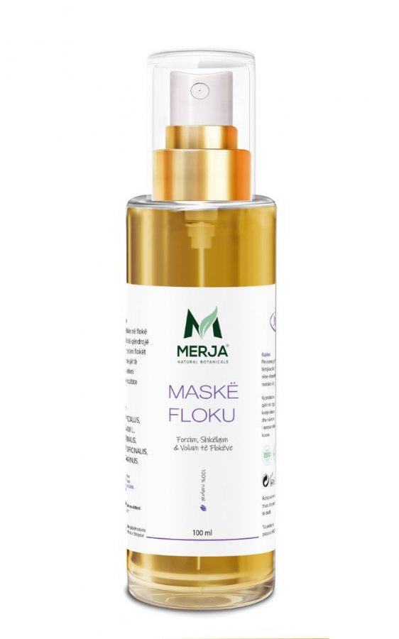 Maskë per Forcim, Shkelqim e Volum te flokëve  