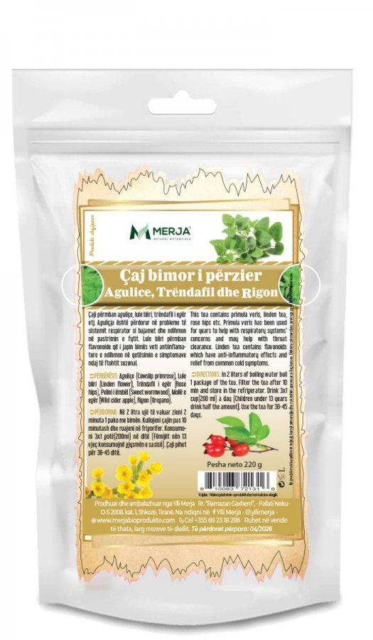 Caj per bajamet tek femijet (Caj me AGULICE, TRENDAFIL & RIGON)